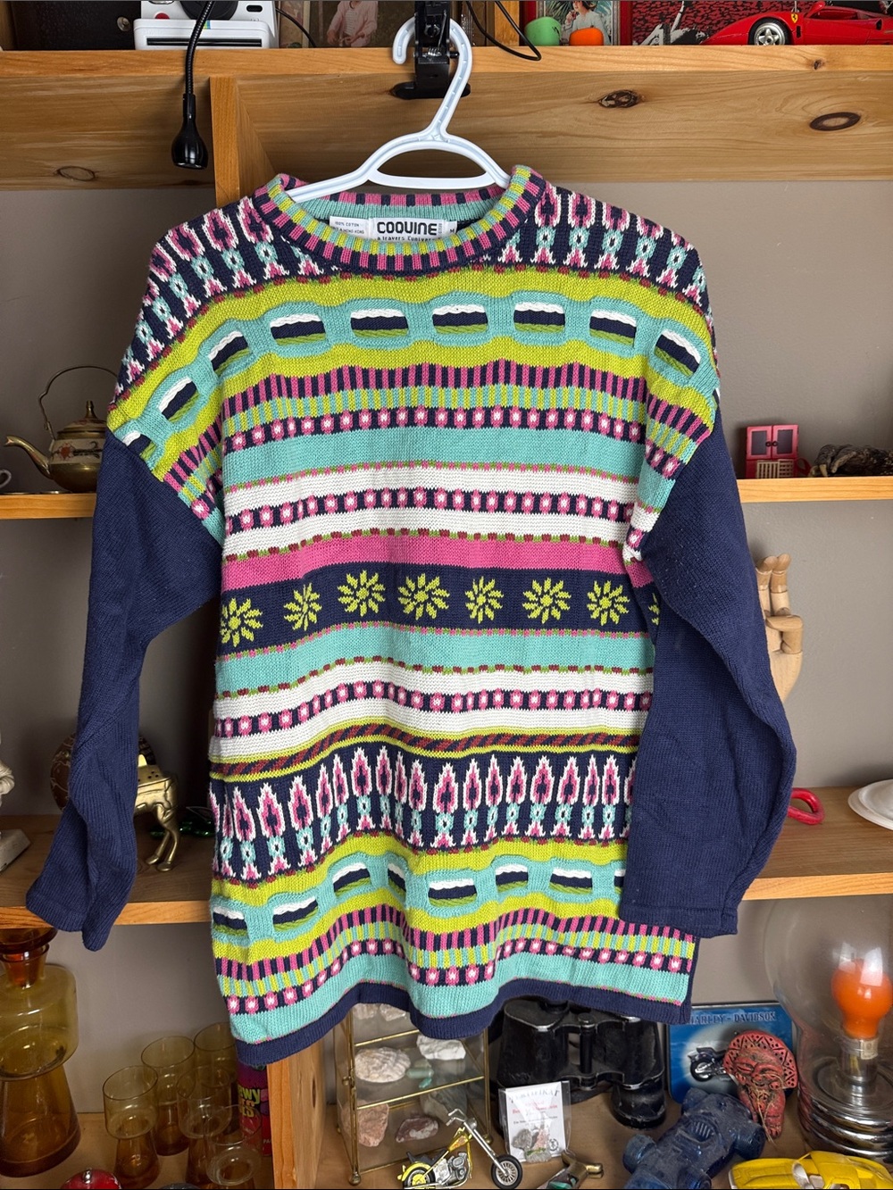 Vintage Knit Sweater Patterned